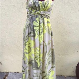 Jessica Simpson Dress Size 4 Green and Grey